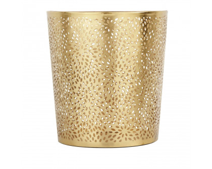 FaFurn - 1,3 Gallon Trash Can in Gold