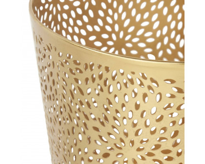 FaFurn - 1,3 Gallon Trash Can in Gold