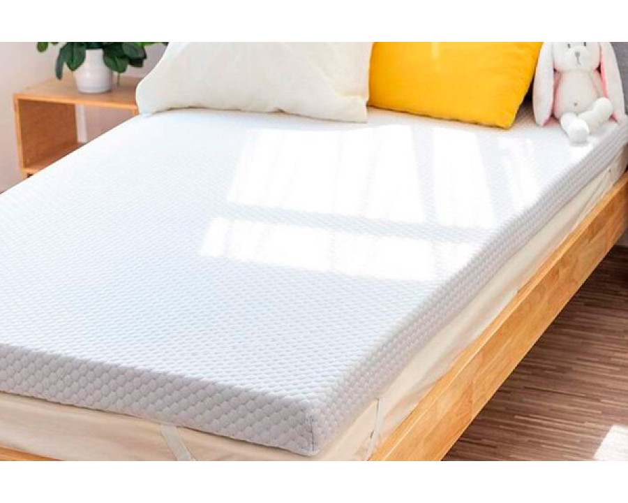 FaFurn Full Size Mattress Topper Pad with Removable Baffle Box Cover - Memory Foam