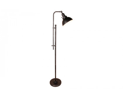 FaFurn - 65-Inch Tall Floor Lamp Task Light in Distressed Metal Finish