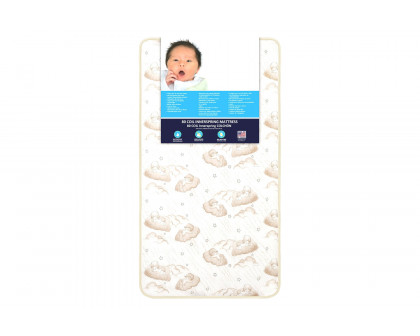 FaFurn - Plush Coil Innerspring Waterproof Crib Mattress