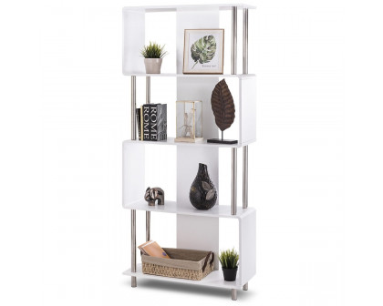 FaFurn - Modern 4-Shelf Bookcase