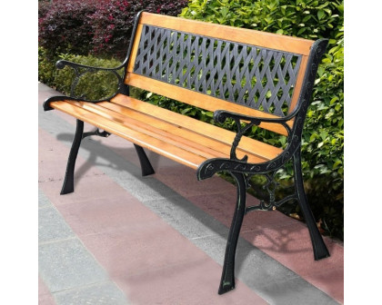 FaFurn - Garden Porch Chair Bench in Cast Iron