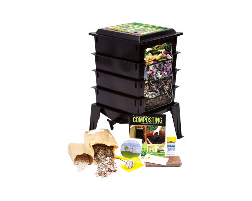 FaFurn - Black Worm Composter with Compost Tea Spigot