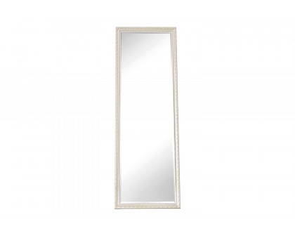 FaFurn - Champagne Full Length 65 X 22 Ornamental Filigree Floor Mirror