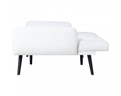 FaFurn - Modern Sofa-Bed in White, Linen/Fabric