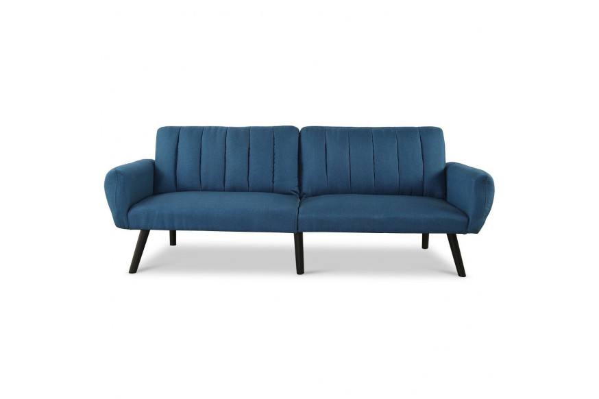 FaFurn™ Modern Sofa-Bed - Navy Blue, Linen