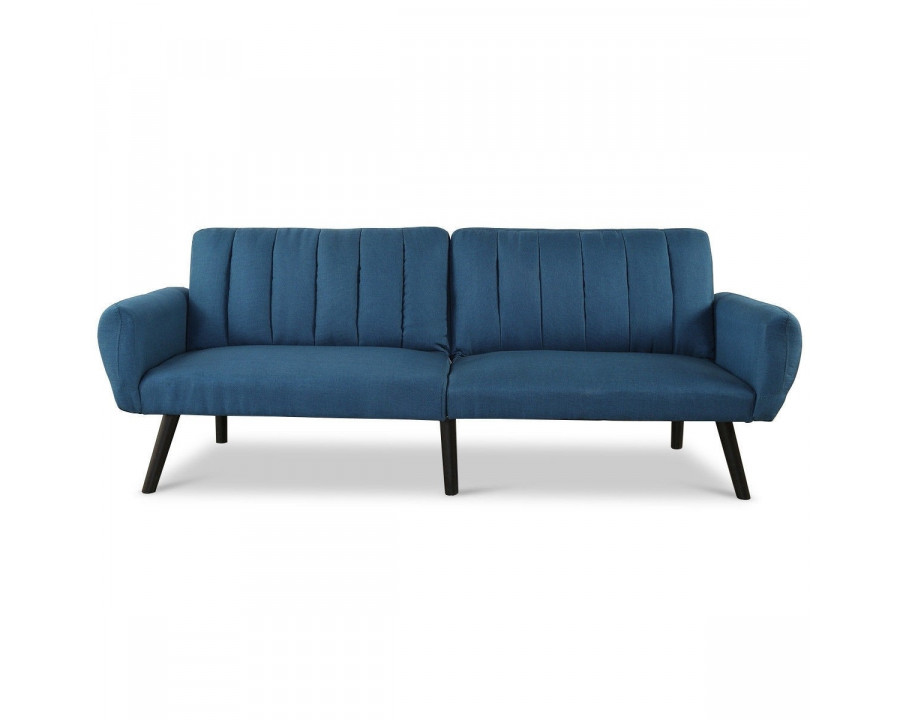 FaFurn Modern Sofa-Bed - Navy Blue, Linen