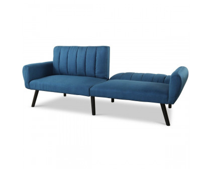 FaFurn™ Modern Sofa-Bed - Navy Blue, Linen