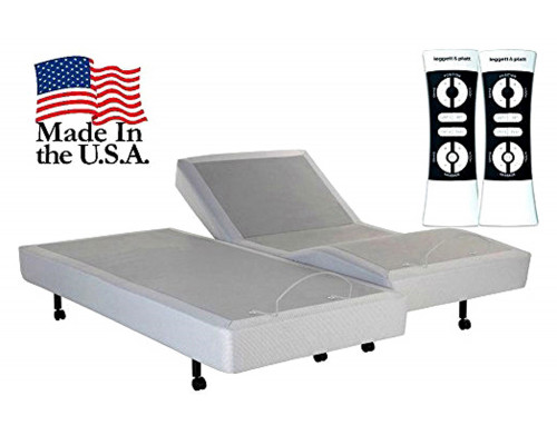 FaFurn - Split King Heavy Duty Adjustable Bed Base with Wall-Hugger Design