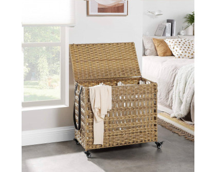 FaFurn - Laundry Hamper Basket with Removable Cotton Bags