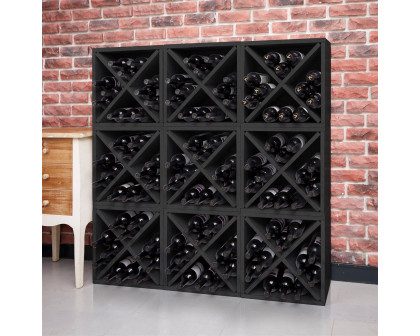 FaFurn™ Stackable 12 Bottle Wine Rack - Natural