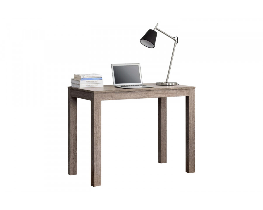 FaFurn Modern Classic Home Office Laptop Desk in Medium Oak Finish