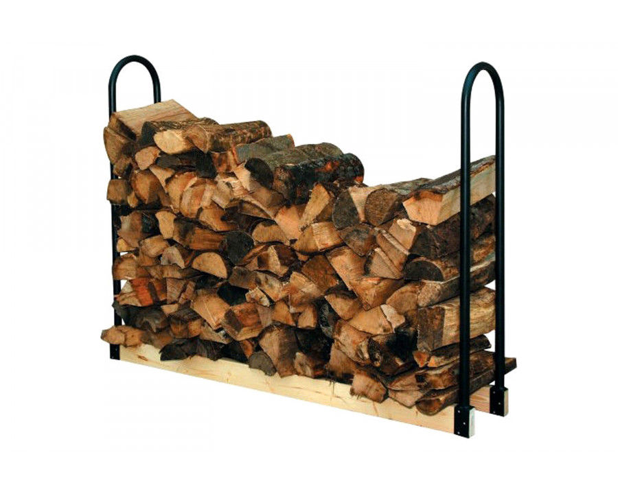 FaFurn - Adjustable Length Firewood Log Rack For Indoor Or Outdoor Use