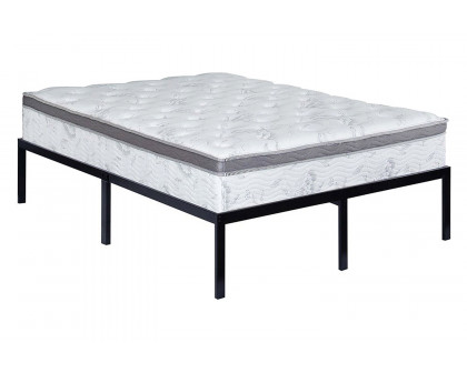 FaFurn - King Size 16-Inch High Heavy Duty Metal Platform Bed Frame