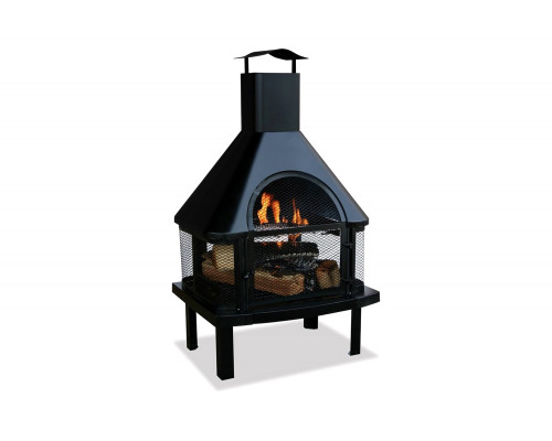 FaFurn - Heavy Duty Steel Wood Burning Pagoda Chiminea