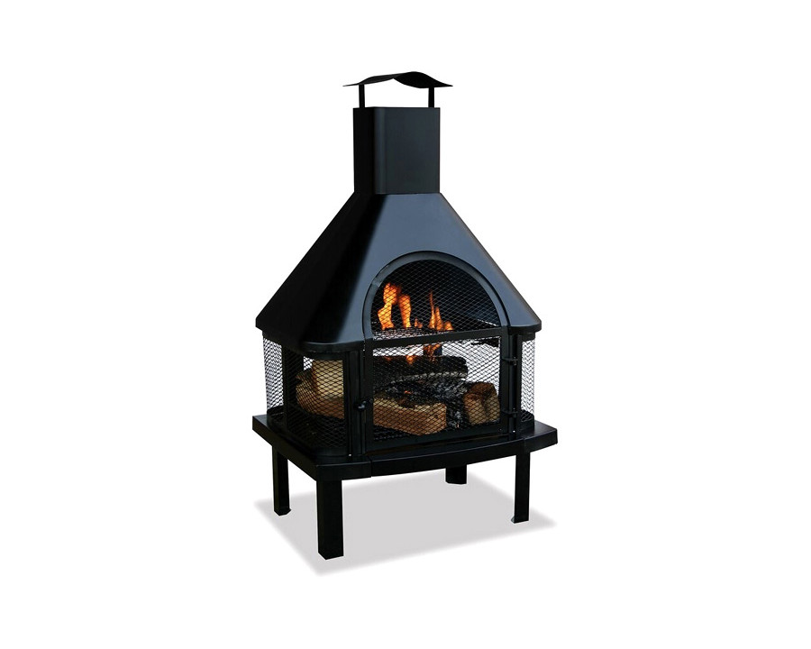 FaFurn - Heavy Duty Steel Wood Burning Pagoda Chiminea