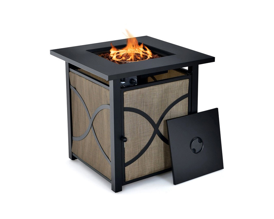 FaFurn - 40,000 Btu Portable Lp Gas Propane Fire Pit Table