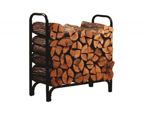 FaFurn - Black Powder Coated Steel Firewood Log Rack