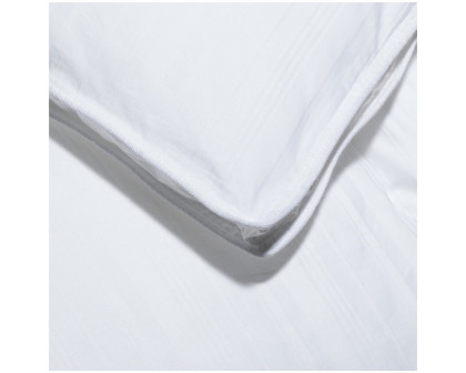 FaFurn - King Size Comforter Set in White, Cotton