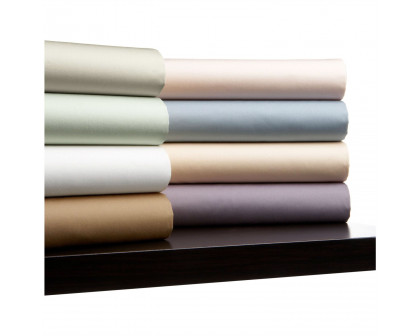 FaFurn - Cal/King Size Sheet Set in Plum Purple, Cotton