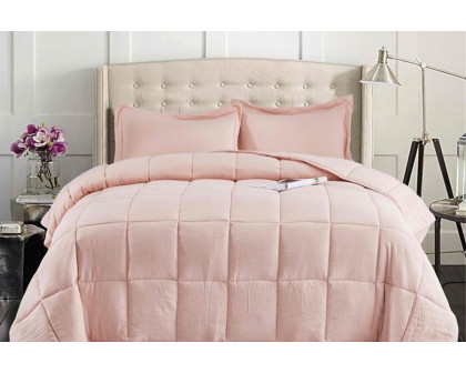 FaFurn - 3 Piece Microfiber Reversible Comforter Set