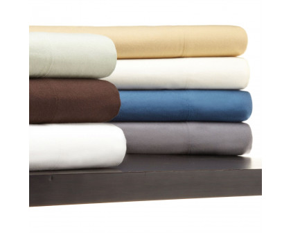 FaFurn Queen Size Sheet Set - Brown, Cotton