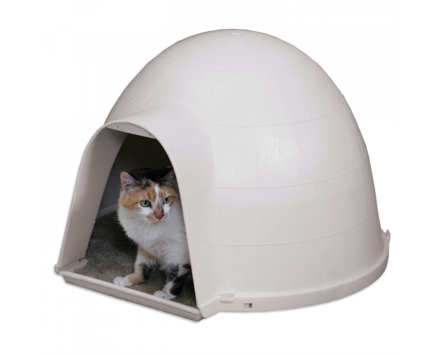 FaFurn - Cat House with Carped Floor in Beige