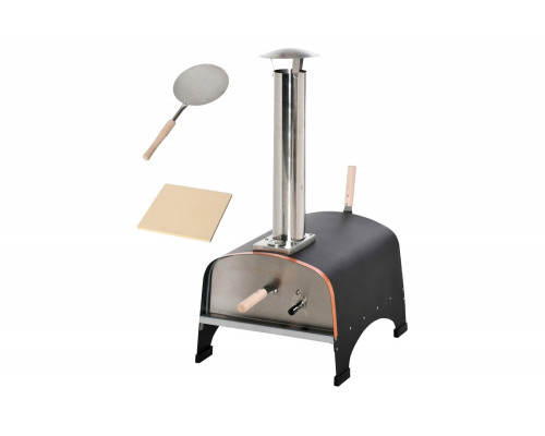 FaFurn - Outdoor Backyard Portable Pizza Oven with Thermometer