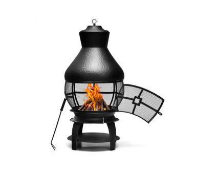 FaFurn Portable Patio Wood Burning Chimenea Fireplace