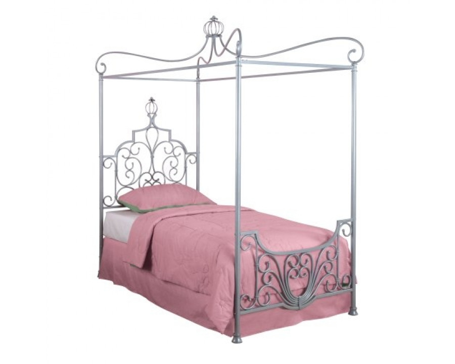 FaFurn - Twin Size Canopy Bed Frame in Metal