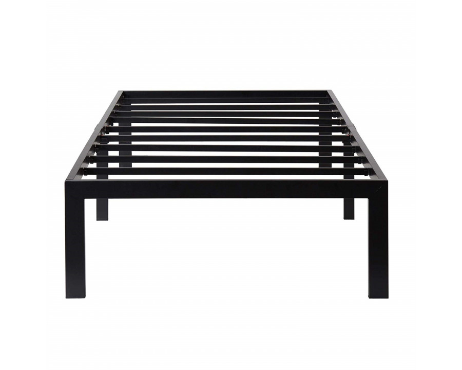 FaFurn - Twin Size Platform Bed Frame in Black, Metal