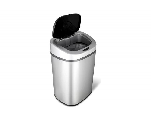 FaFurn - Stainless Steel 21-Gallon Kitchen Trash Can with Motion Sensor Lid