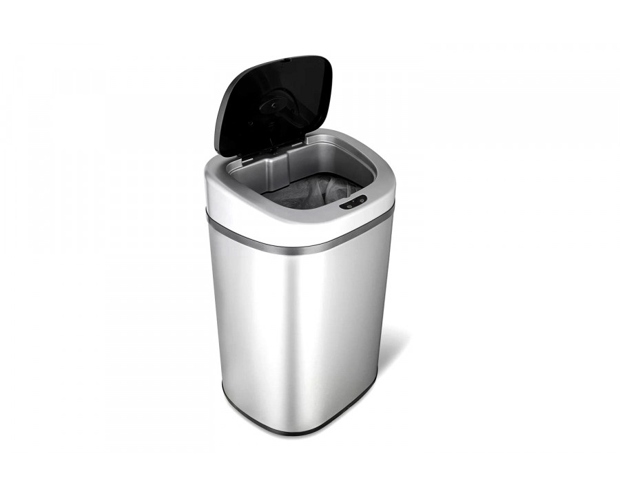 FaFurn - Stainless Steel 21-Gallon Kitchen Trash Can with Motion Sensor Lid