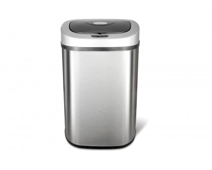 FaFurn - Stainless Steel 21-Gallon Kitchen Trash Can with Motion Sensor Lid