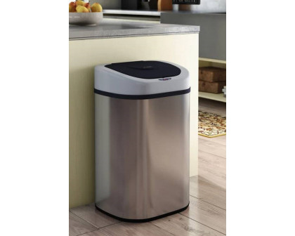 FaFurn - Stainless Steel 21-Gallon Kitchen Trash Can with Motion Sensor Lid