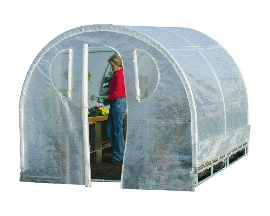 FaFurn - Polytunnel Hoop House Style Greenhouse (8" X 8")