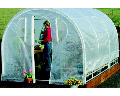 FaFurn - Polytunnel Hoop House Style Greenhouse (8" X 8")