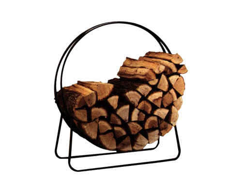 FaFurn Round Circular Steel Hoop Firewood Log Storage Rack - 40"