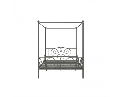 FaFurn Full Size Canopy Bed Frame - Metal, Metal