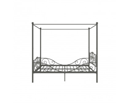 FaFurn Full Size Canopy Bed Frame - Metal, Metal