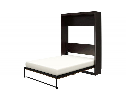 FaFurn Murphy Bed Space Saving Wall Bed Frame - Espresso, Queen Size