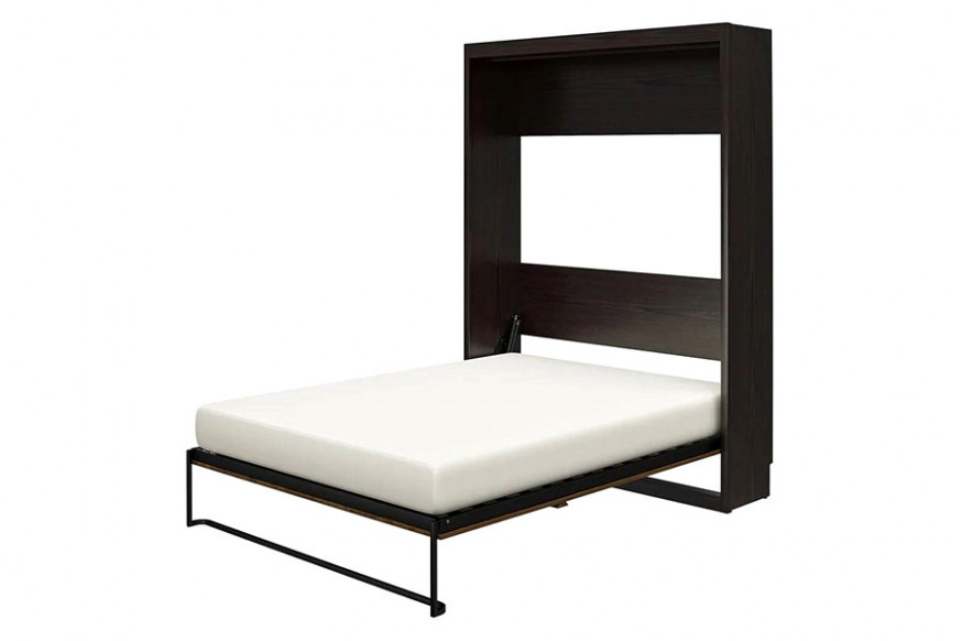 FaFurn™ Murphy Bed Space Saving Wall Bed Frame - Espresso, Queen Size