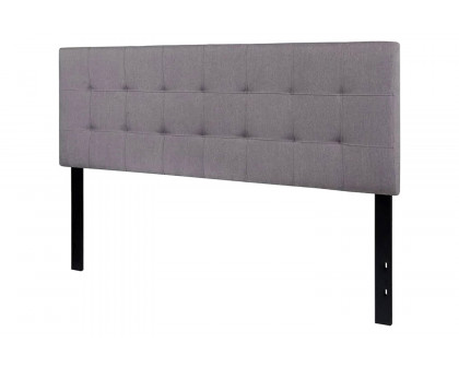 FaFurn - Modern Fabric Upholstered Panel Headboard