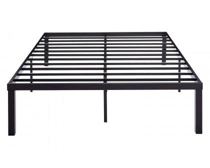 FaFurn Modern 16-Inch Heavy Steel Metal Platform Bed Frame - Queen Size