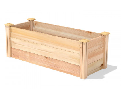 FaFurn Premium Cedar Wood Raised Garden Bed - Tall