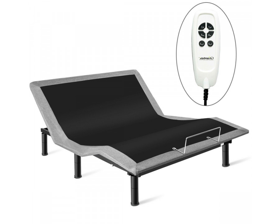 FaFurn - Adjustable Queen Size Bed Frame Base with Remote Control