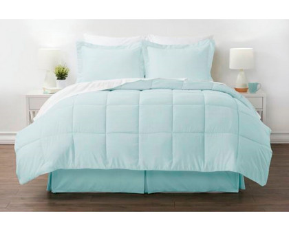 FaFurn - 6-Piece Reversible Comforter Set (AQUABLCS589175)