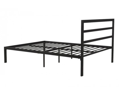 FaFurn Metal Platform Bed Frame with Headboard Included - Queen Size