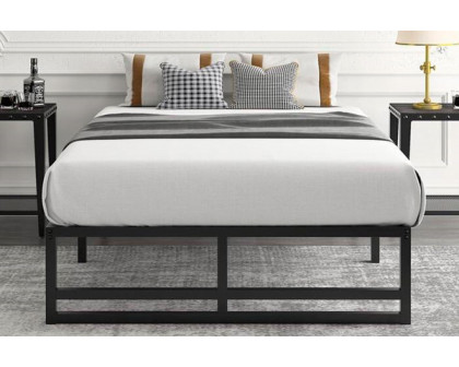 FaFurn - Platform Bed with Under-Bed Storage Space